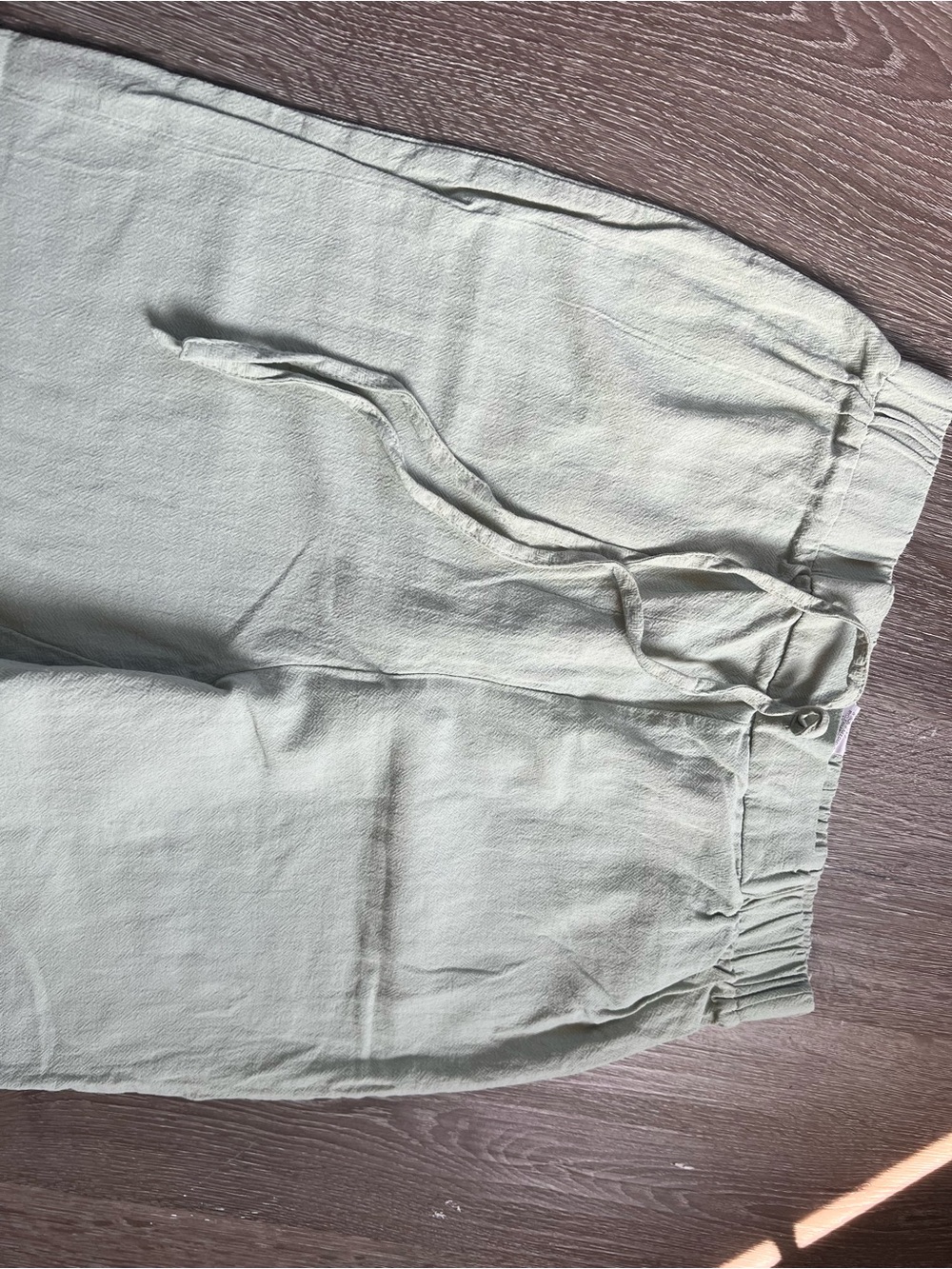 SHEIN Light Sage Green Drawstring Jogger Pants